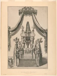 Catafalque of Maria-Theresa of Austria, Notre Dame, Paris