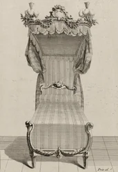 Fransk seng, udgivet i midten af ​​1770