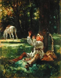 Ryttere hvile, 1876