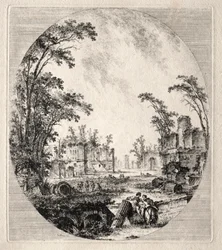 En del af den gamle Appian Way