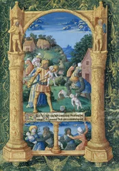 Ms Lat Q.v.I.126 f.36 Massakren på de uskyldige, fra "Louis d