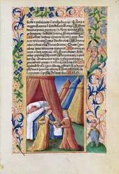 Ms Lat. Q.v.I.126 f.47 Judith med Holofernes