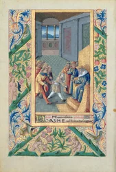 Fru Lat. Q.v.I.126 f.53v David bliver sendt til Saul, fra 