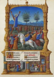 Très Riches Heures du Duc de Berry - Sankt Andreas Martyrium