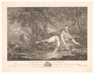 Kiggede Bader ved en Dam La baigneuse overraskelse (titel på objekt)