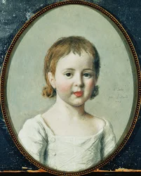 Portræt af Matthew Robinson Boulton, bustelængde i alderen 3
