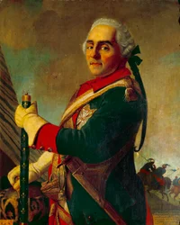 Portræt af Maurice greve af Sachsen, marechal af Frankrig (1696-1750) Maleri af Jean Etienne Liotard (1702-1789)