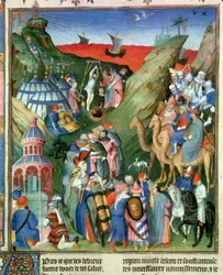 Fr 247 f.49 Tome 1 Hebræerne i ørkenen, illustration fra 