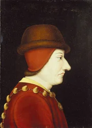 Portræt af Ludvig XI