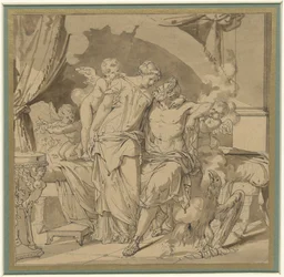 Jupiter og Juno i omfavnelse