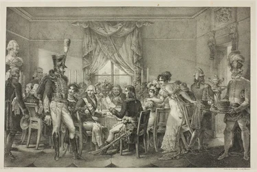 Napoleon ved Storhertugens Palads i Firenze, plade tretten fra Napoleons politiske og militære liv