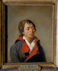 Portræt af Jean-Paul Marat (1743-1793), læge, grundlægger af L