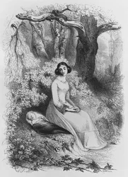 Heloise og Astrolabius, illustration fra 