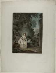 Madame Dugazon i Operaen "Nina, ou La folle par amour" (Nina eller Kvinden gal af kærlighed)