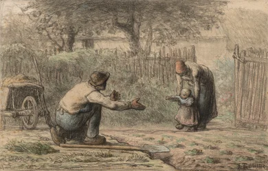 Første skridt, c. 1858-1866.