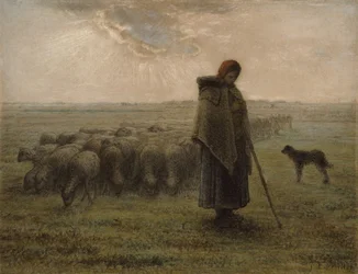 Hyrdinden og hendes flok, 1862-63