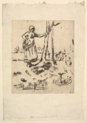 Gåsepigen, 1830-75.