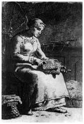 The Wool Carder, c1835-1875 1924