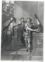 Arcan og Mithridate, illustration fra 