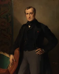 Maleren Paul Delaroche (olie på lærred)