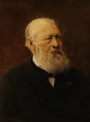 Forfatteren Hendrik Conscience (olie på lærred)