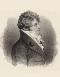 Portræt af pianist og komponist Daniel Steibelt 1765-1823, 1834.