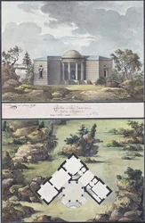 Pavillon i den engelske have, 1795