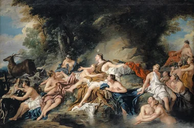 Diana og Aktaion, 1734