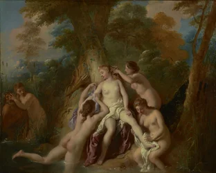 Diana og hendes nymfer bader, 1722-4