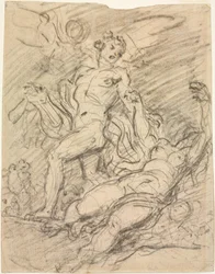 Orpheus og Eurydice recto, ca. 1761.