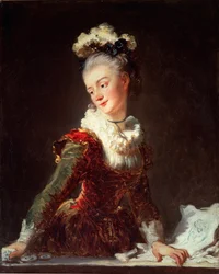 Portræt af Marie Madeleine Guimard, operaens første danser, omkring 1769 (olie på lærred)