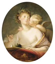 Sappho Inspireret af Amor