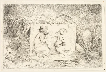 Satyrens familie fra Bacchanales, eller Satyrens lege