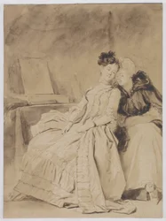 Den intime samtale, ca 1778