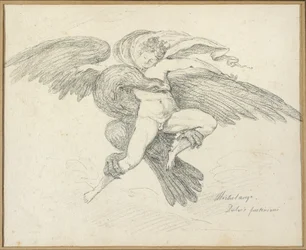 Voldtægten af Ganymedes efter Michelangelo
