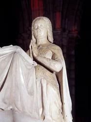 Orant af graven af Anne af Bretagne (1477-1514) og Ludvig XII. Skulptur af John Juste I (1485-1549)