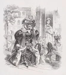 The Poor Putti fra The Complete Works of Béranger, 1836.