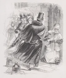 Den fattige kvinde fra The Complete Works of Béranger, 1836.