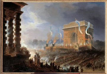 Fete de la fraternite ved Arc de Triomphe de l