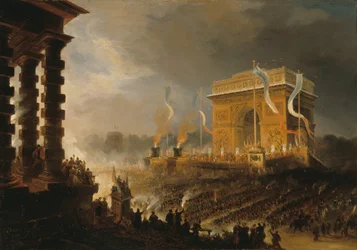 Fête de la Fraternité ved Triumfbuen de l