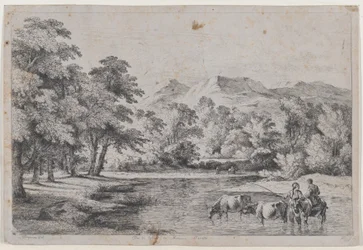 Landskab efter Fouquières, 1772.