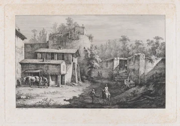 Landskab med beslagsmed, Udsigt over Terrebasse, Frankrig, 1808.
