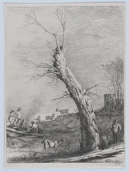 Winter, efter en tegning færdiggjort i Saint-Chamond, 1795.