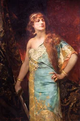 Judith, ca. 1885 (Olie på lærred)