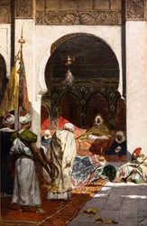 Presents of a pasha, før 1883 (Olie på lærred)