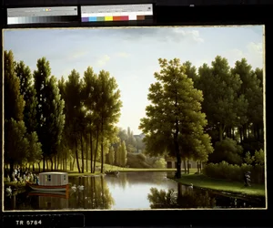 The Park At Mortefontaine (olie på lærred)