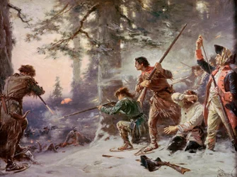 Slaget på snesko 1757