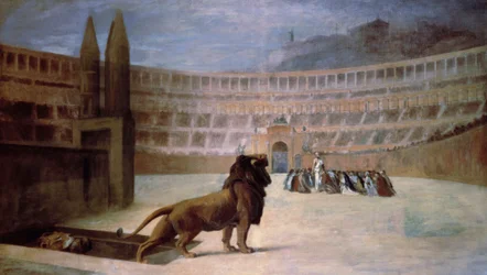 De kristne martyrers sidste bøn. Maleri af Jean-Leon Gerome (Jean Leon Gerome