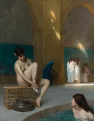 Fransk:  Femme nue Nøgen kvinde