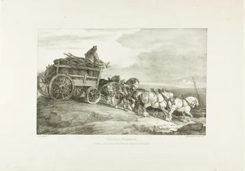 The Coal Wagon, plade 7 fra Various Subjects Drawn from Life on Stone